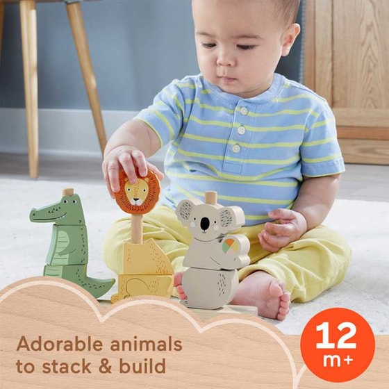 Fisher Price Wooden Stack & Sort Animals Ξύλινα Ζωάκια image 3