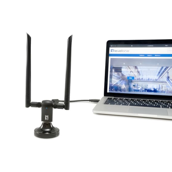 Levelone WUA-1810E AC1200 v1 USB Αντάπτορας Δικτύου Ασύρματη Σύνδεση 867Mbps image 1