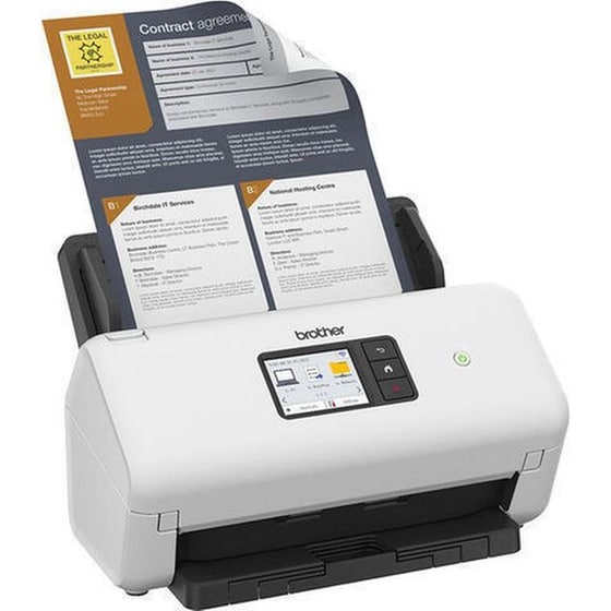 Brother ADS-4500W Σαρωτής εγγράφων A4 Sheetfed Optical 600 DPI με WiFi και Ethernet - Λευκό image 5