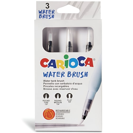 Πινέλα Νερού Carioca (3 Τεμάχια) image 0