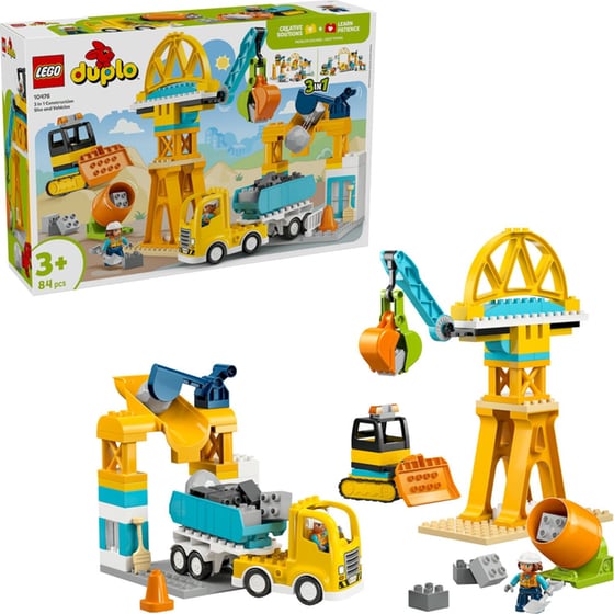 LEGO® Duplo® 3 in 1 Construction Site and Vehicles (10476) image 2