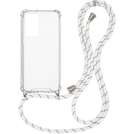 Θήκη Xiaomi Redmi Note 11S - Sonique Armor Clear Με Κορδόνι  - Λευκό