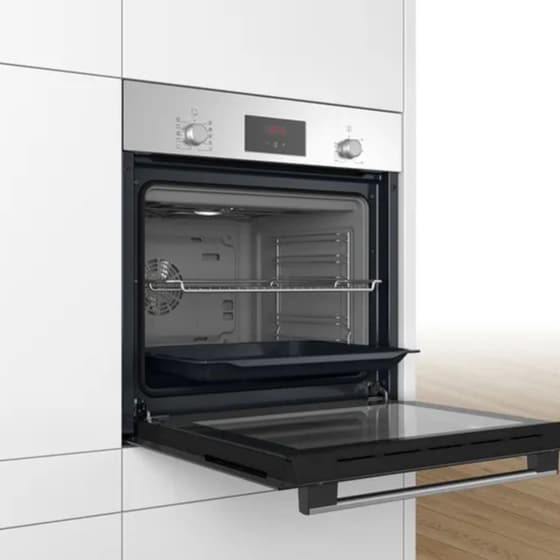 BOSCH HBF154BS0 & PKE645BA2E 66 Lt Inox Eντοιχιζόμενο Σετ Φούρνος και Εστία image 4