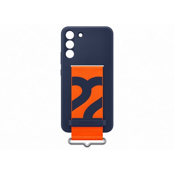 Θήκη Samsung Galaxy S22+ - Samsung Silicone Cover with Strap - Navy image 4