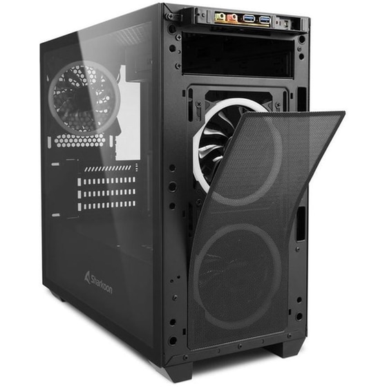Κουτί Desktop Sharkoon V1000 RGB Midi Tower - Μαύρο image 6