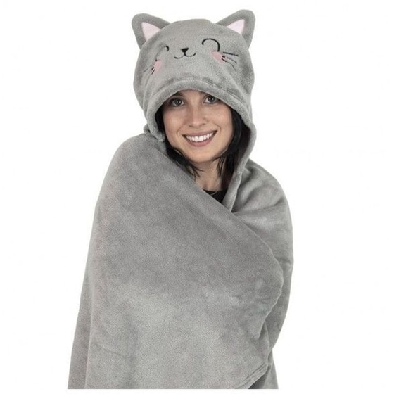 Κουβέρτα με Κουκούλα Legami Kitty image 2