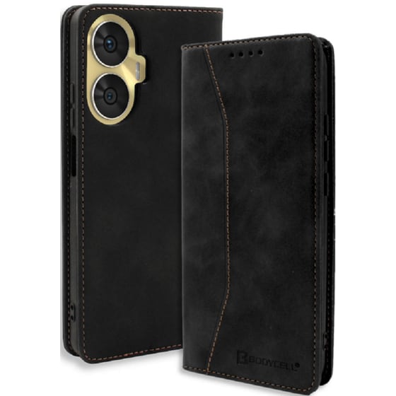 Θήκη Realme C55 - Bodycell Wallet Case - Black image 0