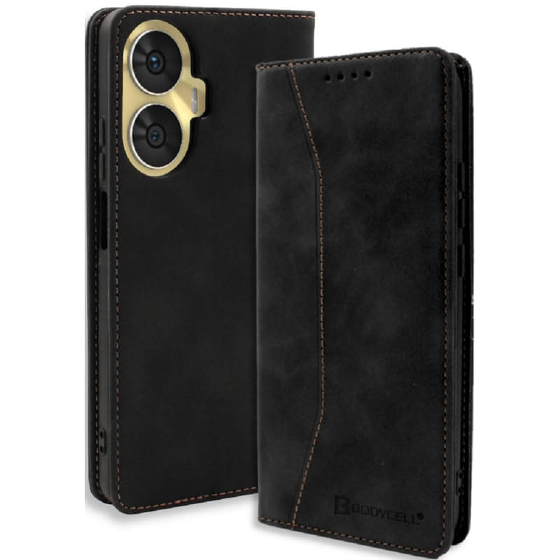 Θήκη Realme C55 - Bodycell Wallet Case - Black