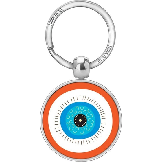 Μπρελόκ GNF Thinkofme Γούρι Ματάκι Πορτοκαλί/ Γαλάζιο image 0