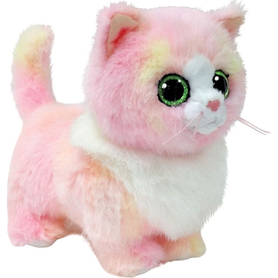 Λούτρινο Χνουδωτό TY Beanie Boos Γατούλα Ροζ (15cm) image 0