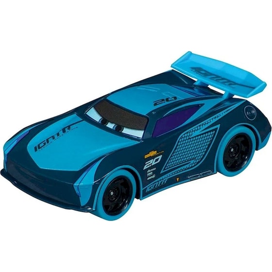 Carrera Go!!! Disney Cars - Glow Racers Lightning McQueen vs Jackson Storm 1:43 Τηλεκατευθυνόμενα Αυτοκίνητα σε Πίστα (20063521) image 3