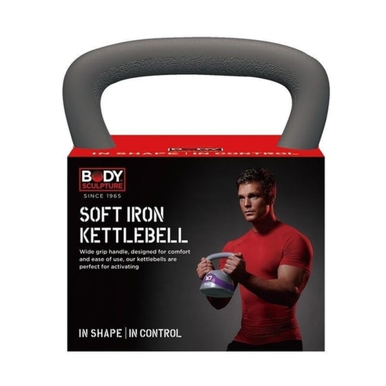 Body Sculpture Kettlebell από PVC 10kg Μωβ image 1