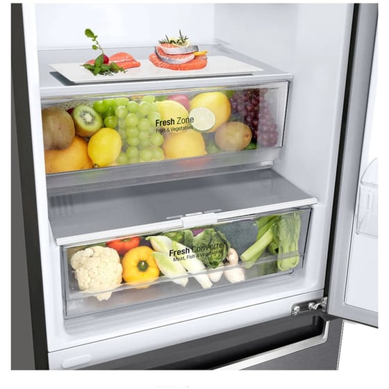 LG GBP62DSNGN Total No Frost 384 Lt Γραφίτης Ψυγειοκαταψύκτης image 4