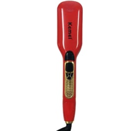 Ισιωτικό Μαλλιών KEMEI KM-6863 30 W Κόκκινο