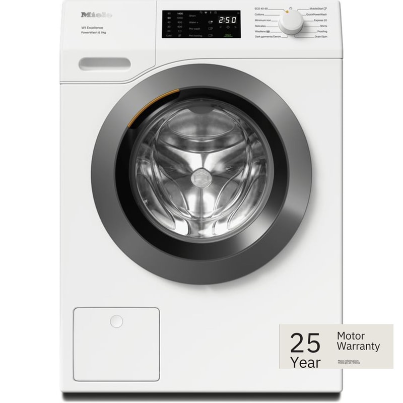 MIELE WEB375 WCS PWash 8 kg 1.400 Στροφές Λευκό με Wi-FiΠλυντήριο Ρούχων