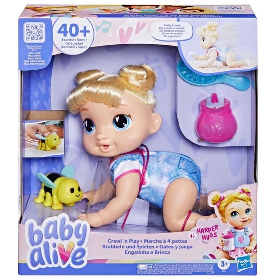 Hasbro Μωρό Κούκλα Baby Alive Harper Hugs image 0