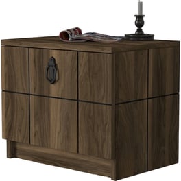Κομοδίνο 24Mall Firma από Μοριοσανίδα 49x35x41 cm - Καρυδί