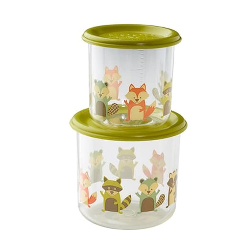 SUGARBOOGER What Did The Fox Eat Snack Container Large (2pcs)