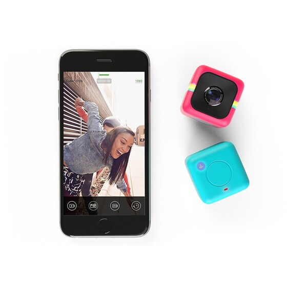 Action Camera Polaroid Cube+ HD WiFi & κάρτα μνήμης 8GB & bumper  Μαύρο image 4