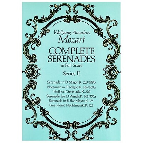 Βιβλίο Για Σύνολα Dover Publications Mozart - Complete Serenades Nr.2 [full Score] image 1