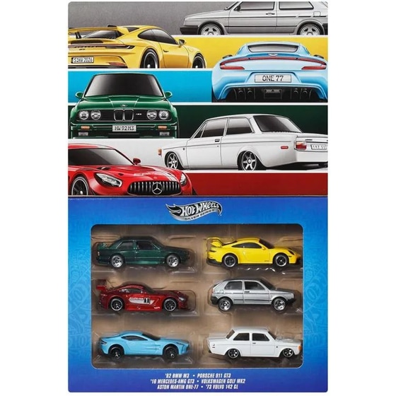 Αυτοκινητάκια - Euro Style Hot Wheels 6-Pack image 0