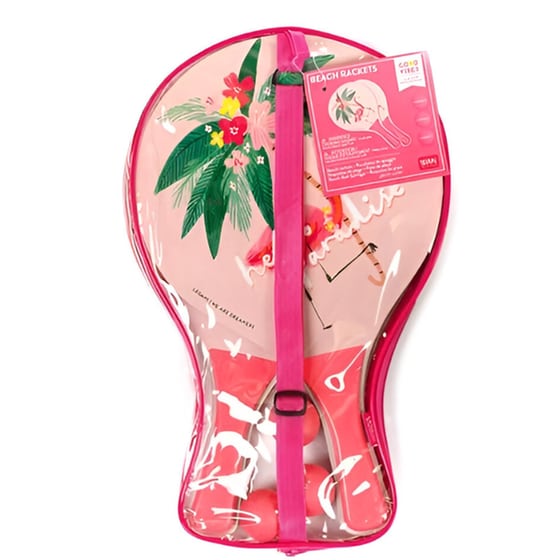 Σετ Ρακέτες Παραλίας Legami Flamingo 2 τμχ - Ροζ image 0