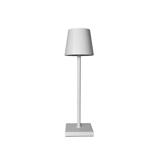 Πορτατίφ Αφής Dimmable Eurolamp 144-70013 από Αλουμίνιο Φ10x38 cm - Λευκό image 0