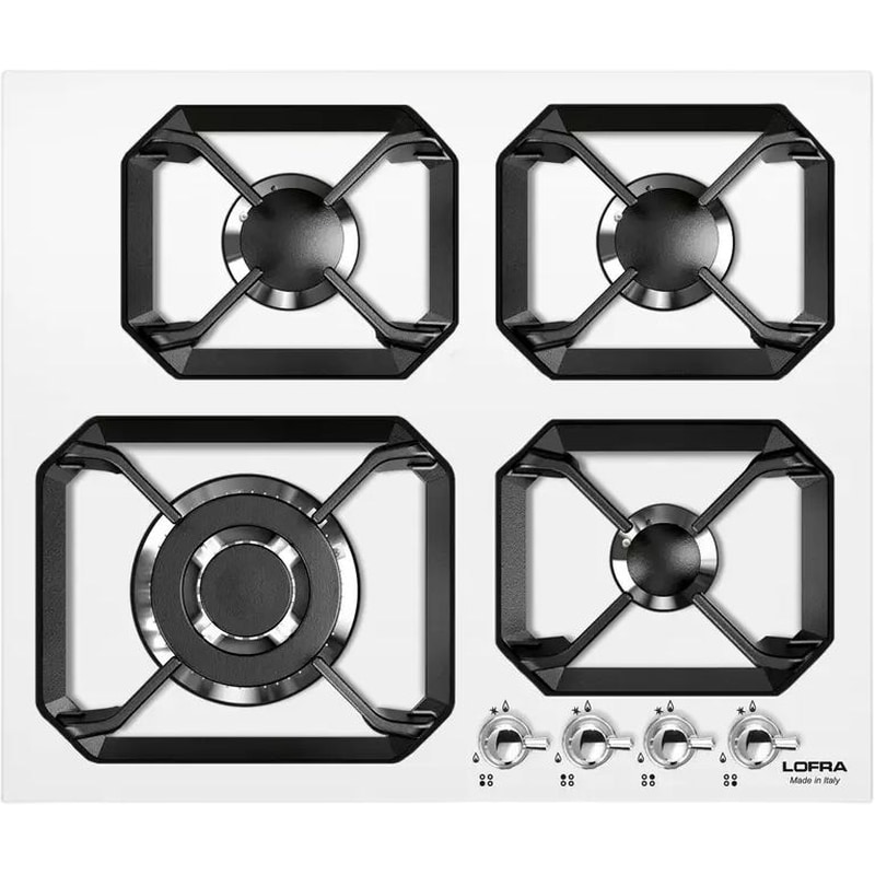 LOFRA HRBP6G0 CHROME 60 cm Λευκό Εστία Αερίου Αυτόνομη
