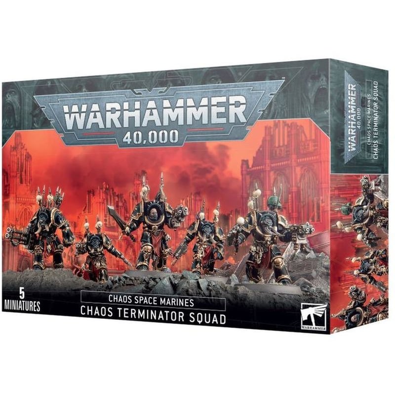 GAMES WORKSHOP Chaos Space Marine Terminators Warhammer 40k GAMES WORKSHOP