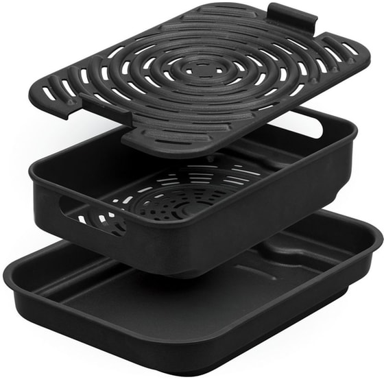 IZZY IZ-8265 με Πόρτα 1700 W Μαύρη/Ασημί Φριτέζα Αέρος & Grill image 7
