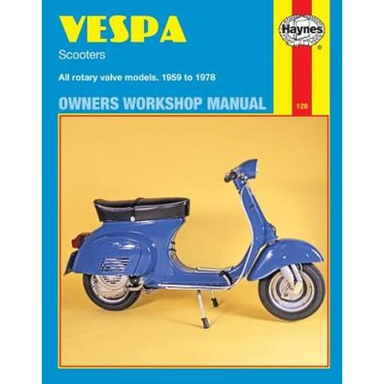 Vespa Scooters 90, 125, 150, 180 and 200cc Owner's Workshop Manual image 0