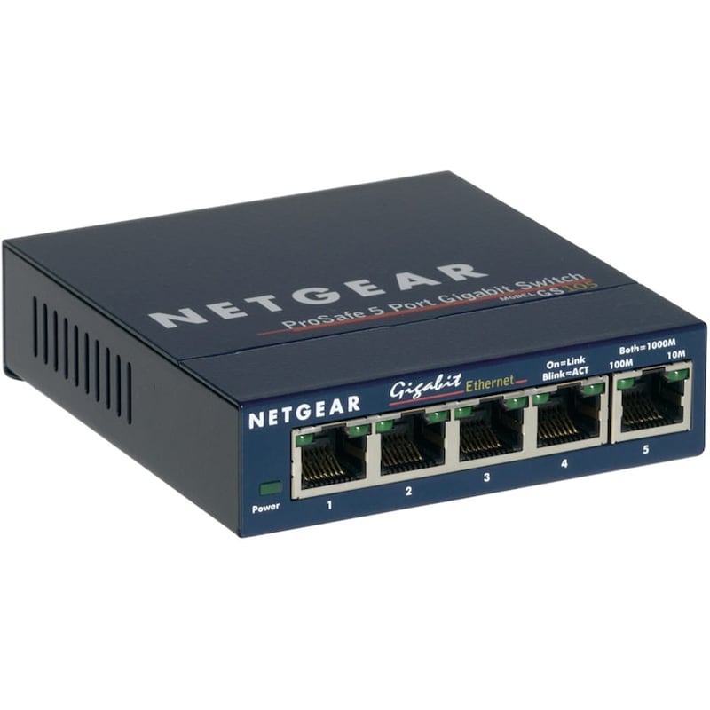NETGEAR GS105 Network Switch Unmanaged Gigabit Ethernet (1000 Mbps)