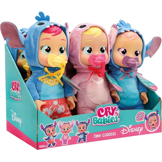 Cry Babies Κλαψουλίνια Αγαπουλίνια Tiny Cuddles Διαδραστική Κούκλα Disney Κλαίει με Αληθινά Δάκρυα 1 Τμχ - Τυχαία Επιλογή Σχεδίου image 5