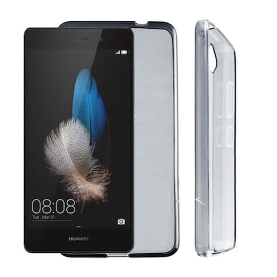 Θήκη Huawei P8 Lite - Volte-Tel SlimColor TPU - Διάφανο Γκρι image 0