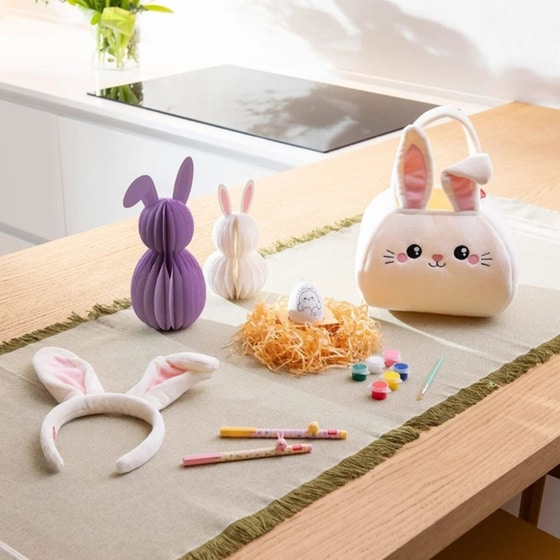 Τσάντα Κυνηγιού Αυγών Legami Egg Bunny - Μπεζ image 2