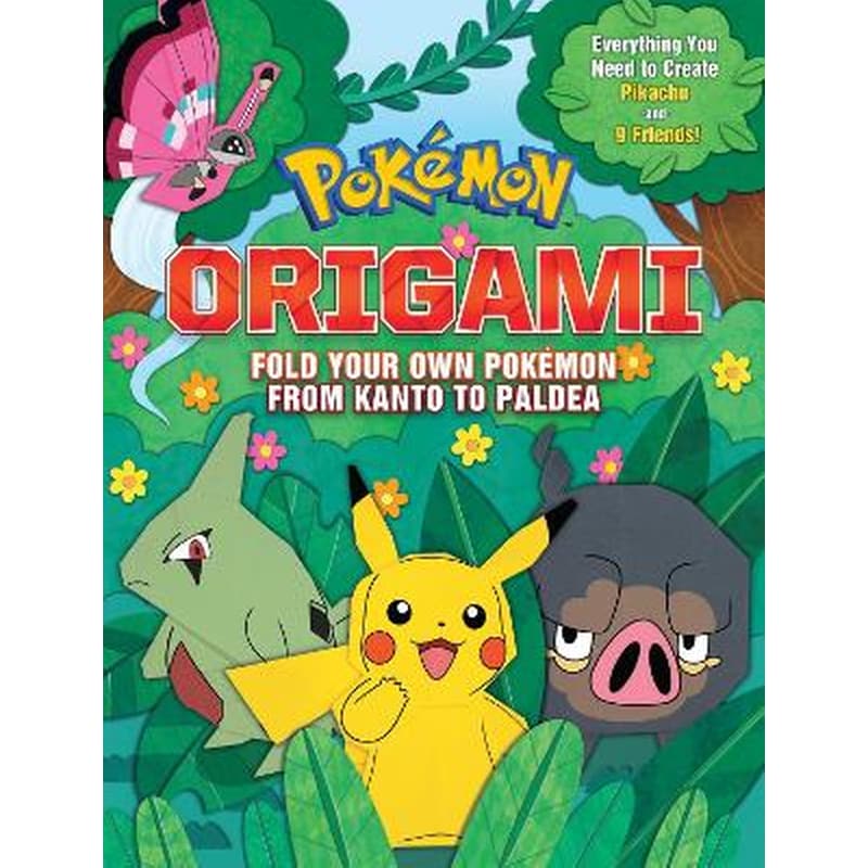 Pokemon Origami: Fold Your Own Pokemon Kanto to Paldea