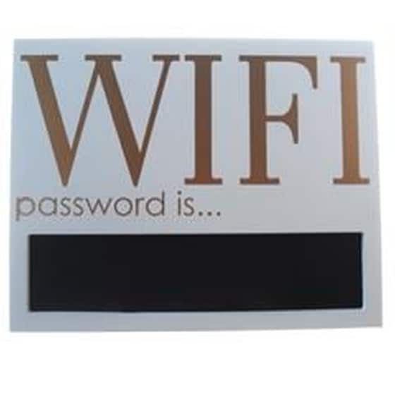 Επιγραφή Ξύλινη "wi-fi" 29x23x4εκ. image 0