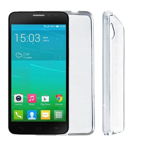 Θήκη Alcatel Idol X Plus - Volte-Tel SlimColor TPU Back Cover Σιλικόνης - Διάφανη image 0