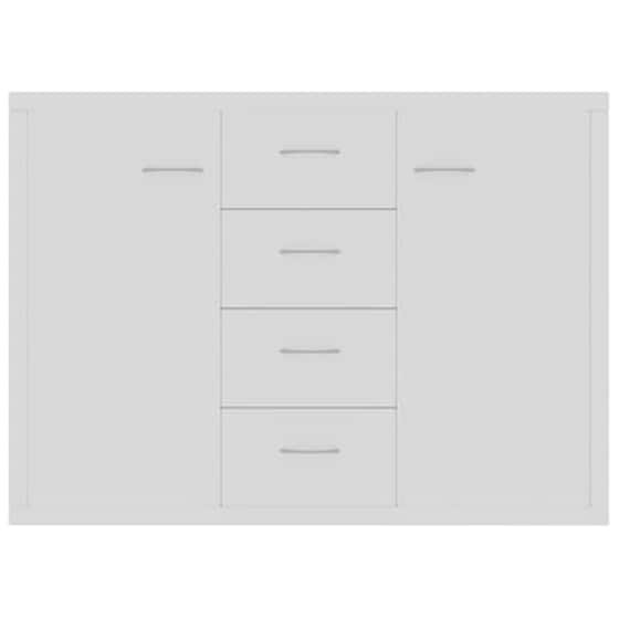 Vidaxl Μπουφές Λευκός 88 X 30 X 65 Εκ. Από Μοριοσανίδα image 4