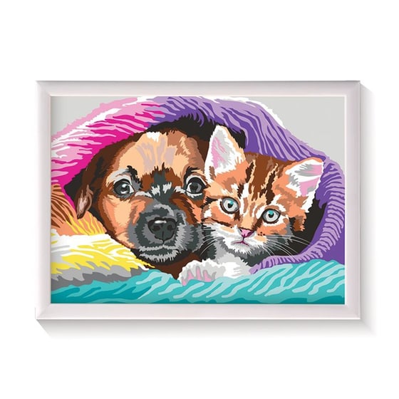 As Company Σετ Ζωγραφικής Paint & Frame Ζωγραφίζω Με Αριθμούς Sweet Friendship image 3