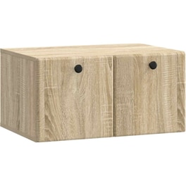 Επιτοίχιο Έπιπλο Τηλεόρασης VidaXL 59.5x41x30 cm - Γκρι Sonoma