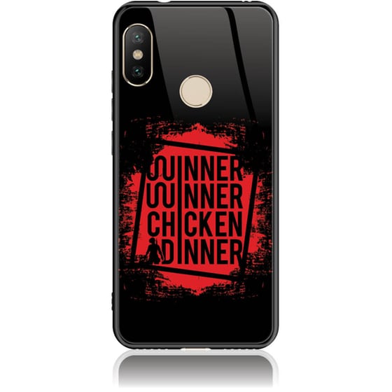 Pubg Phone Case Design 50447  -  Xiaomi Mi A2 Lite  -  Tempered Glass Case image 0