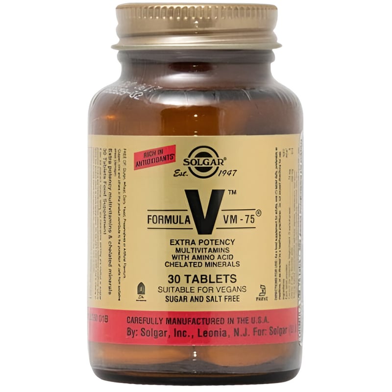 Solgar Multivitamin Formula VM-75 - 30 ταμπλέτες