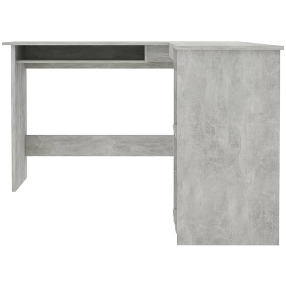Γραφείο Γωνιακό VidaXL από Μοριοσανίδα 120x140cm - Γκρι image 3