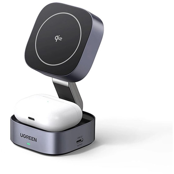 Ασύρματος Φορτιστής Ugreen W702 3x USB-C 20 W - Μαύρο image 0