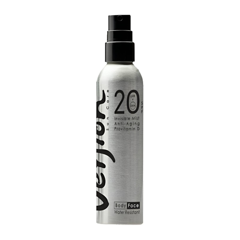 VERSION Αντηλιακό Spray Version Invisible Mist Για Πρόσωπο Και Σώμα SPF20 200ml