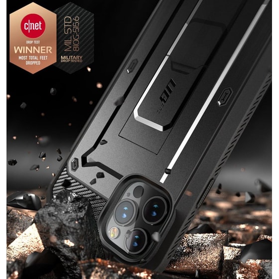 Θήκη Apple iPhone 12/iPhone 12 Pro - Supcase Unicorn Beetle Pro - Black image 3