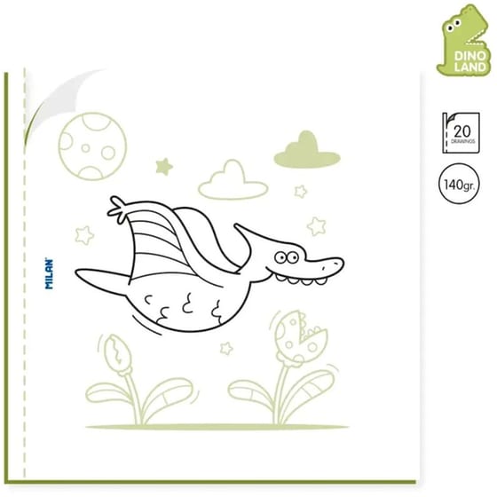 Colouring Book Milan Dino Land image 1