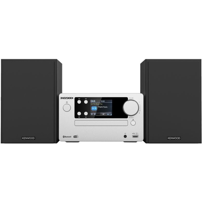 KENWOOD Ηχοσύστημα Kenwood M-725DAB-S 50 W - Ασημί