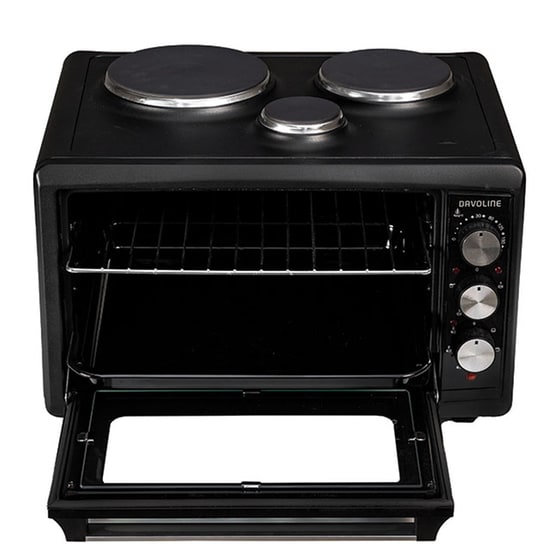 DAVOLINE 3403 EM / BL Fornetto 34 Lt Μαύρο Ηλεκτρικό Κουζινάκι image 2